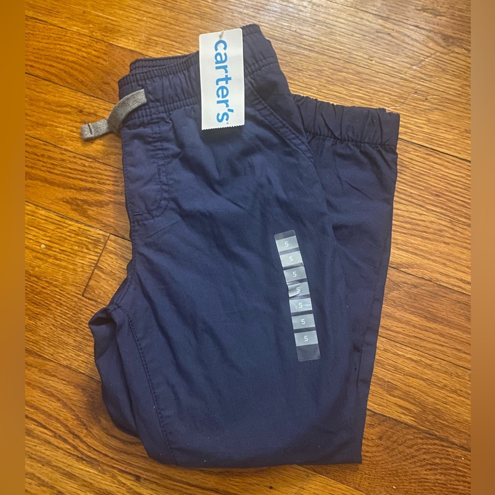 Carter’s Poplin Joggers 5 kids